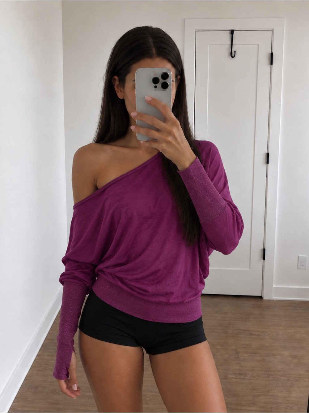 I.AM.GIA Giselle Fabric-Dyed Off-Shoulder Top